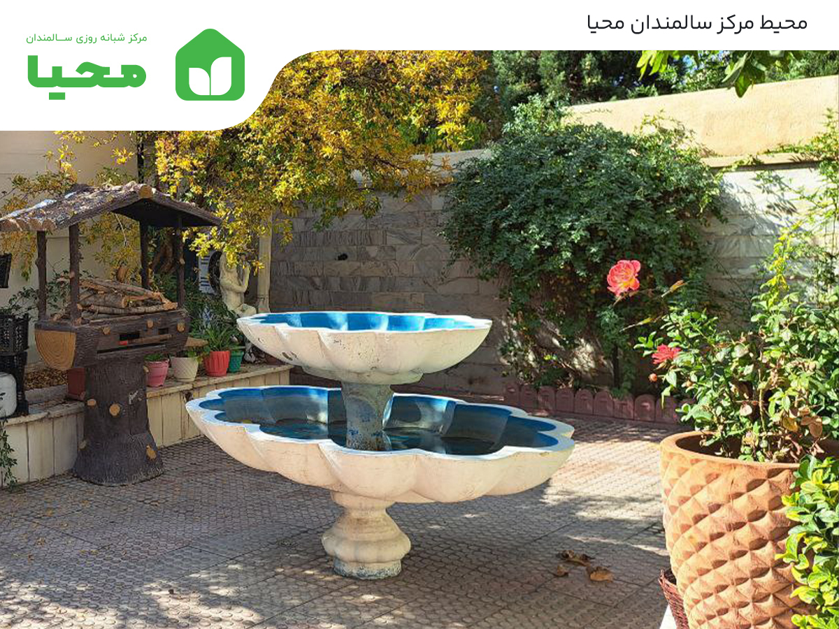 محیط مرکز سالمندان محیا